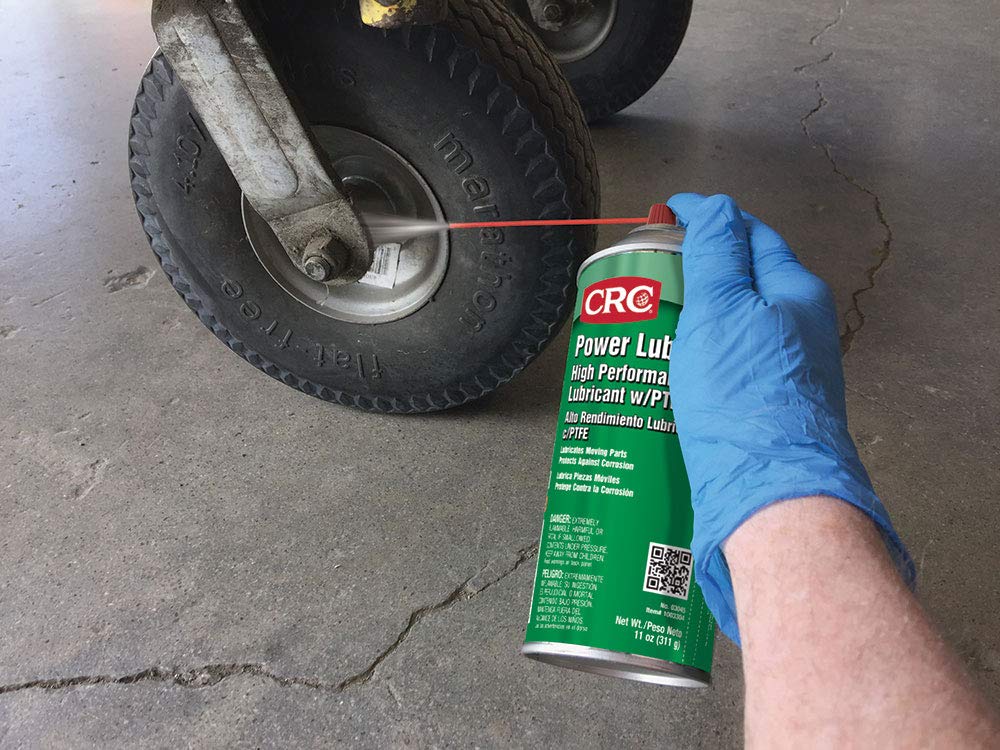 CRC Power Lube Industrial High Performance Lubricant with PTFE, 11 Wt Oz Aerosol, 12-Pack, High-Performance Multi-Purpose Lubricant