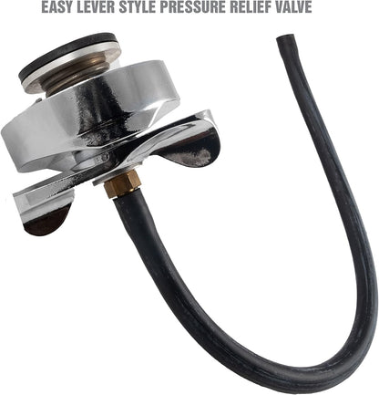 OEMTOOLS 27069 Cooling System Pressure Test Pump for Most Cooling Systems Cooling System Pressure Tester w/ Storage Case, Easy Lever Style Pressure Relief Valve, Works Most Cooling System Adapters