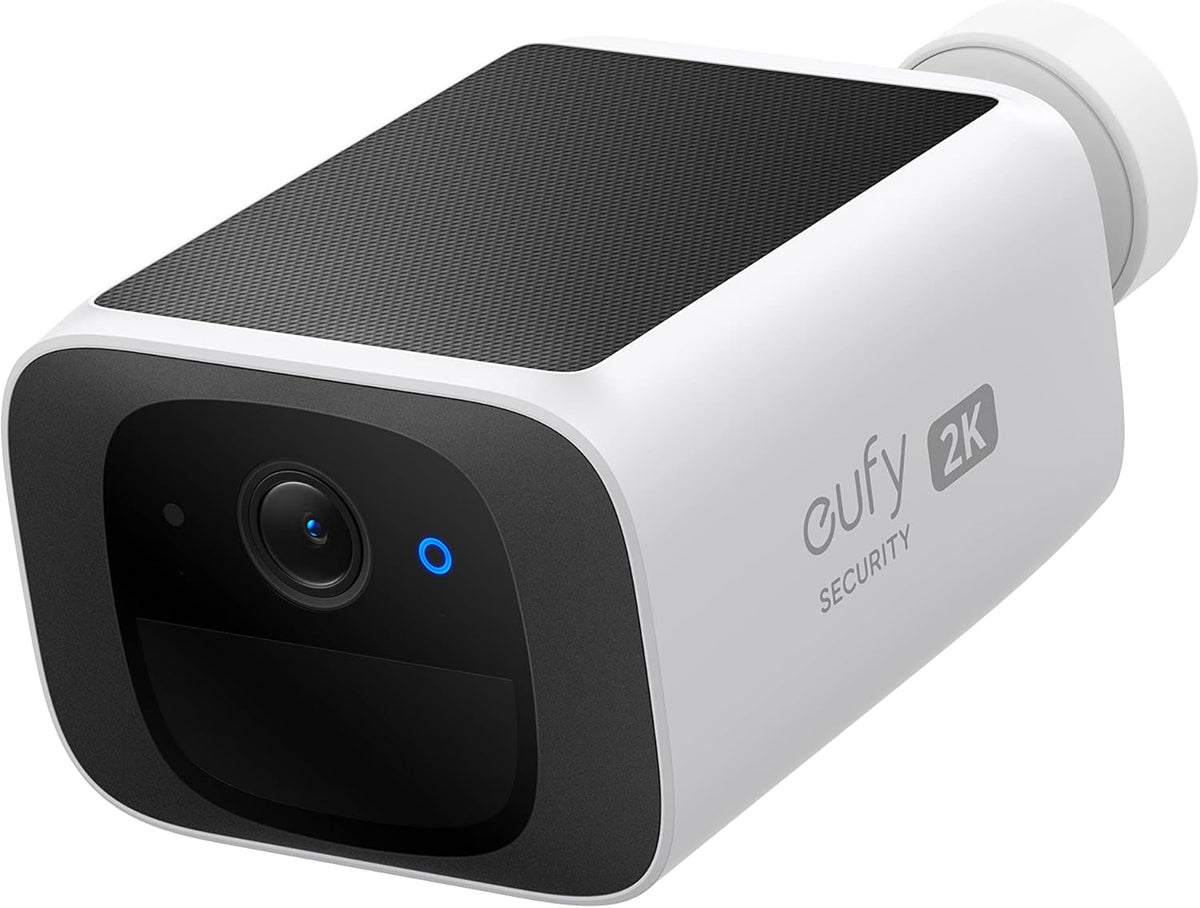 eufy Security SoloCam S220, Solar-Powered Wireless Outdoor Security Camera, 2K Resolution, 135° View, AI Human Detection, Color Night Vision, No Monthly Fee