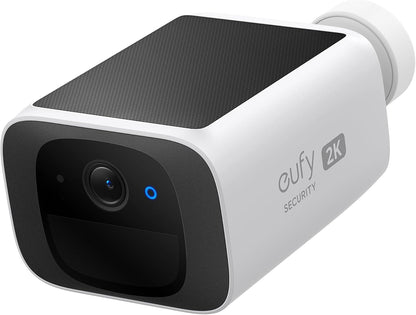 eufy Security SoloCam S220, Solar-Powered Wireless Outdoor Security Camera, 2K Resolution, 135° View, AI Human Detection, Color Night Vision, No Monthly Fee