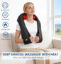 Neck Massager for Pain Relief Deep Tissue with Heat, Gifts for Women Men Shiatsu Back and Shoulder Massage, Mothers Day Gifts for Mom Wife, Christmas, Fathers Day Dad Gifts for Husband, NOT Cordless