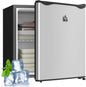 HOMCOM Mini Freezer Countertop Compact Upright Freezer 1.1 Cu.Ft Silver