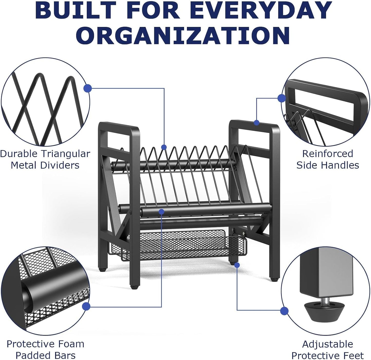Vertical Laptop Stand, Laptop Storage Rack 12-Device Open Charging Station for Chromebooks/Tablets, File Folder Organizer, Desk Organizer