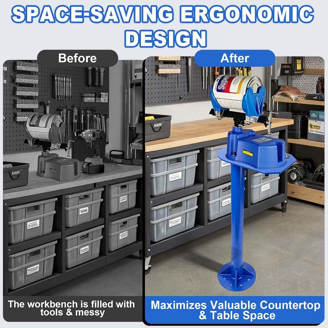 Air Paint Shaker Stand, 1 Set Paint Mixer Holder with Mounting Hardware, Space-Saving Device for Pneumatic Paint Shaker