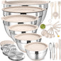 Umite Chef 26-Piece Stainless Steel Mixing Bowl Set