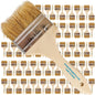 Pro Grade 3" Chip Brushes, Disposable Paint Brushes, for Epoxy, 96 Pack Natural bristle, wood handle | Bulk Pack | For Resin & Deck Coatings | Cabinets, Furniture, Fences