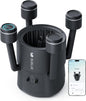 (2026 New) BUBLUE F10 Automatic Pool Skimmer Robot,Robotic Pool Skimmer with 5L Filter, App Control,Powerful Suction,Dual Cleaning Modes, AI Navigation,Ideal for In-Ground & Above-Ground Pools,Black