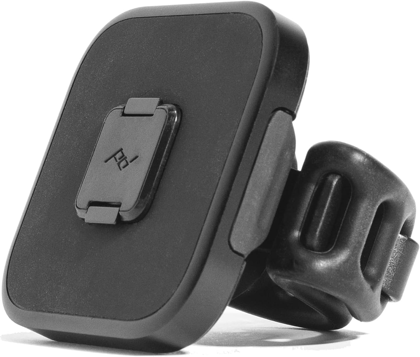 Peak Design Mobile Universal Bar Mount | Magnetic Smartphone Handlebar Holder for Bikes, Scooters, Strollers & Golf Carts, SlimLink Technology, Tool-Free Silicone Band, Adjustable 32-Position Mount, Black