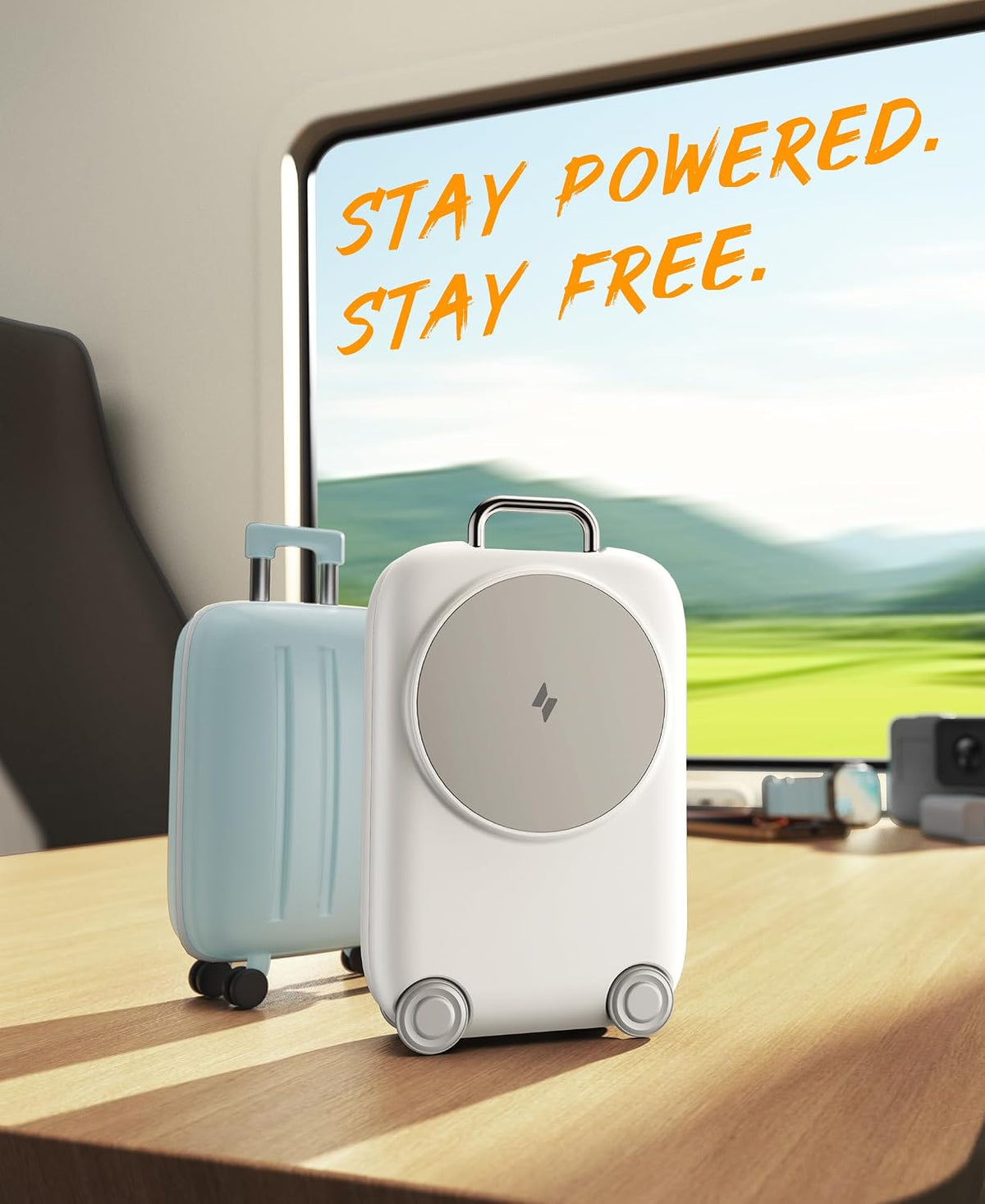 Mukiya PaktVault Traveling Fast Wireless Charging Station for iPhone Duo Magnetic 3 in 1 Phone Charger Stand for MagSafe-enabled iPhone 18-12 Series, Apple Watch&Air pods Pro(Non-Battery),WH