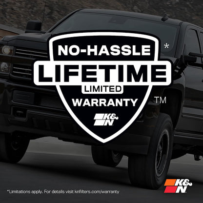 K&N High-Flow Original Lifetime Engine Air Filter: Increase Power: Premium, Washable: Compatible with 2014-2024 TOYOTA: Tacoma, Tundra, Sequoia, 33-5017