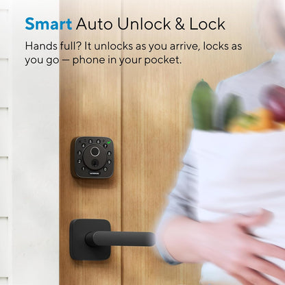 ULTRALOQ Bolt Fingerprint WiFi Smart Lock with Door Sensor, Remote Access