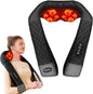 KNQZE Neck Massager with Heat, 4D Deep Tissue Shiatsu Kneading Massage, Adjustable Intensity, Full Body Massager for Neck, Back, Legs & Feet, Carbon Black