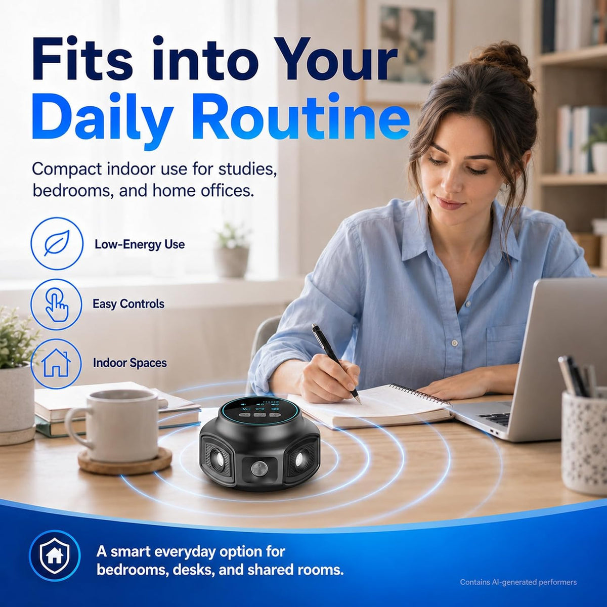 Crittex Update Device, Ultra-Quiet Design, Plug-in Device Covers Indoor Spaces Effectively, Ultra-Quiet Design