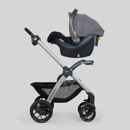 Chicco Bravo 3-in-1 Travel System with KeyFit 30 Infant Car Seat & Base, Camden
