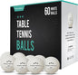 PRO-SPIN Ping Pong Balls, 3-Star Premium White Table Tennis Balls, 40+ ABS Professional-Quality Training Balls, 60-Pack