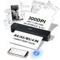 iDPRT MT610 Pro Portable Thermal Printer | Wireless Bluetooth Inkless Printer for US Letter & A4, 300 DPI