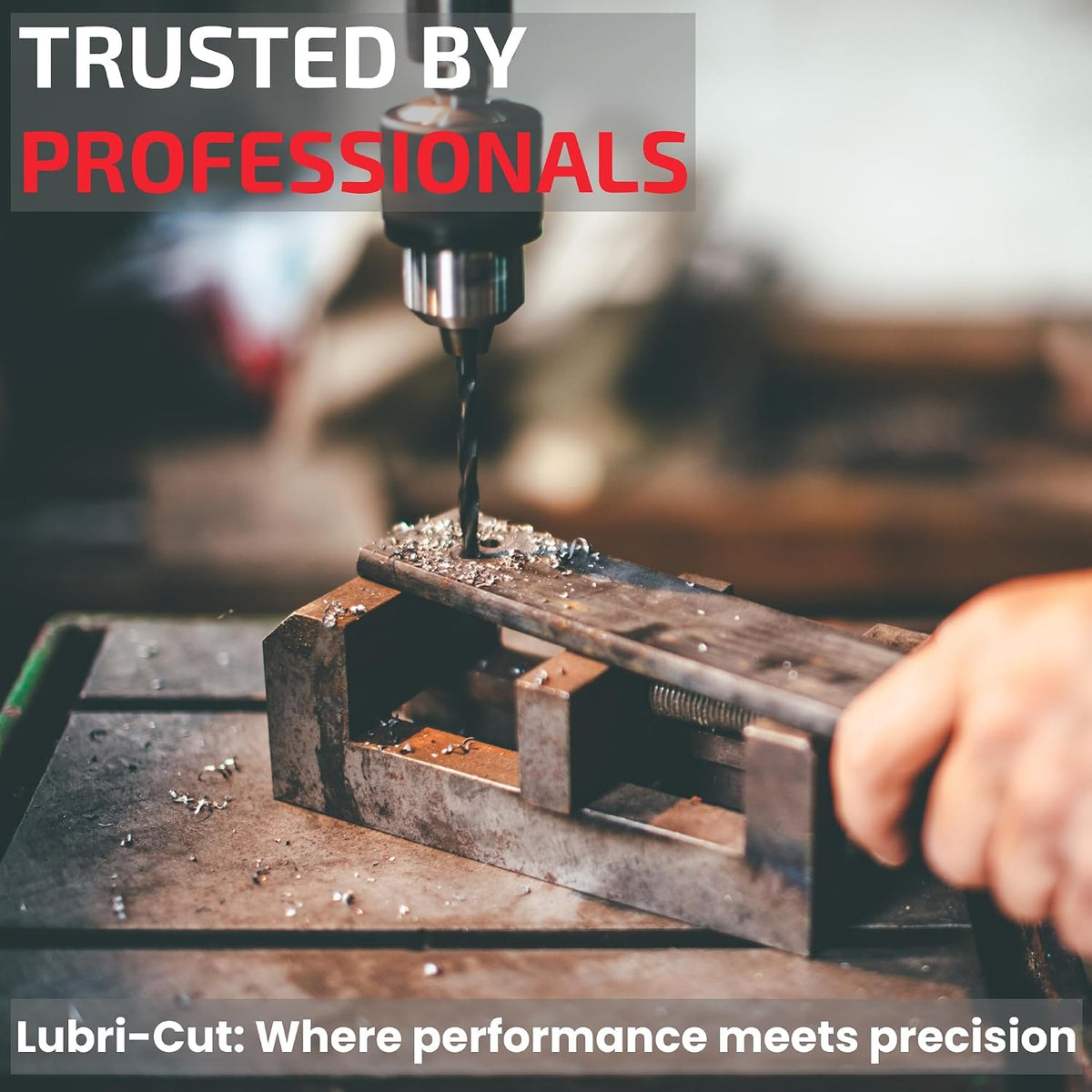 Lubri-Cut Cutting Paste for Drilling Metal, 10 Oz Tub, Beeswax-Based Tapping & Cutting Wax, Saw Blade & Drill Bit Lubricant, Made in USA