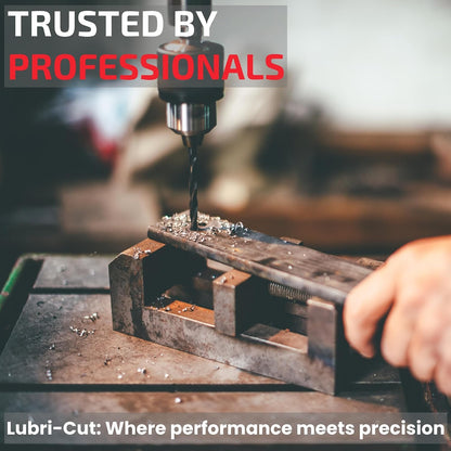 Lubri-Cut Cutting Paste for Drilling Metal, 10 Oz Tub, Beeswax-Based Tapping & Cutting Wax, Saw Blade & Drill Bit Lubricant, Made in USA