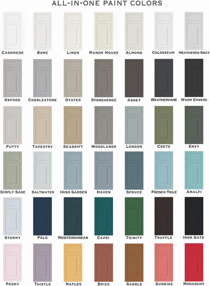 ALL-IN-ONE Paint 2 Quart Cabinet Paint Bundle - London