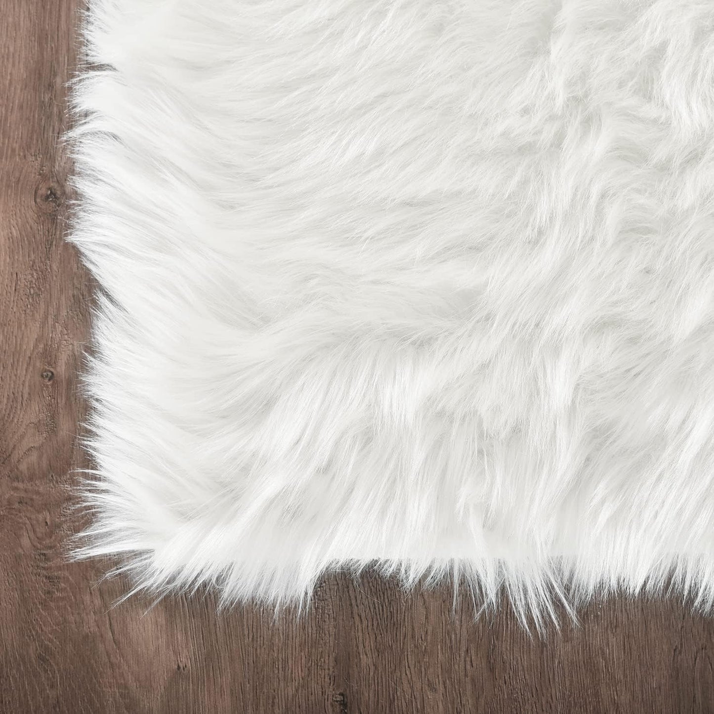 Latepis 10x14 Area Rugs White Faux Fur Washable Super Large Rug for Living Room Fluffy Shag Bedroom Rug Sheepskin Rugs for Sofa Office Entertainment Room, Rectangle