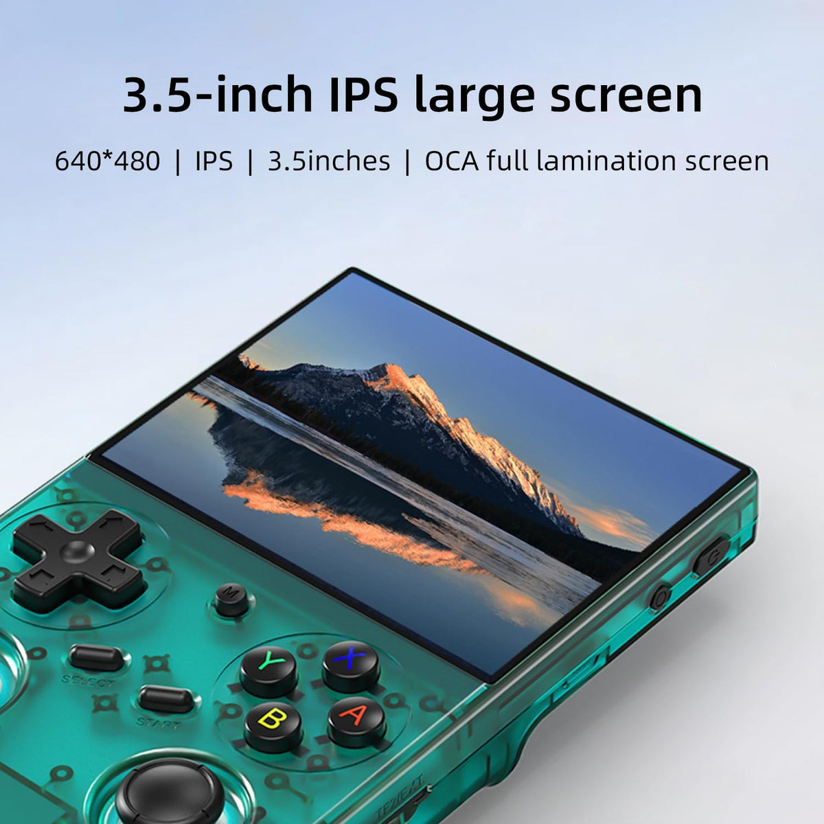 Retro Handheld Game Console,Portable Game with 3.5 Inch IPS Screen,with 64G TF Card Pre-Installed 4353 Games Supports 5G WiFi Bluetooth HDMI and TV Output