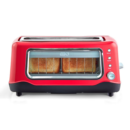 Dash Clear View Extra Wide Slot Toaster, 7 Presets, Model DVTS501AQ