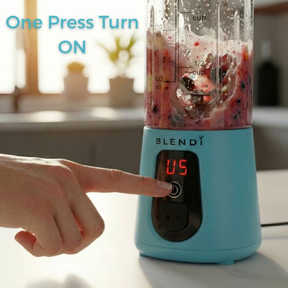 BLENDi Pro+ Portable Blender 2-Pack, Black & Turquoise