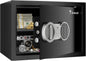 bonsaii SF002-N 0.6 Cu. Ft. Electronic Safe Box | Digital Keypad, Removable Shelf, Type-C Backup Power & Wall Mount