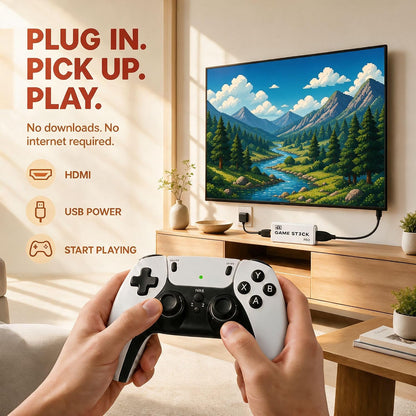 2026 New Retro Gaming Console, 4K HDMI Game Stick Pro , 40,000+ Video Games