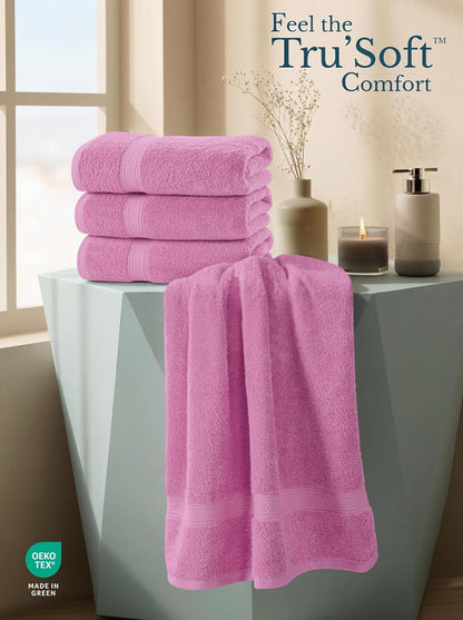 Utopia Towels 4 Pack Premium Bath Towels, 27x54 in, 600 GSM Cotton Pink