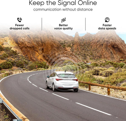 Cell Phone Booster for Car, All Carriers 5G 4G LTE, FCC Approved