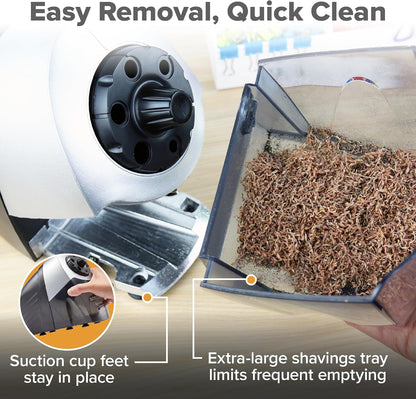 Bostitch Office Heavy Duty Electric Pencil Sharpener | QuietSharp Motor, Tip Saver Technology & Safety Switch