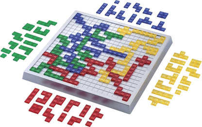Mattel Games Blokus XL Board Game, Oversized 12 x 12 Inch Strategy Game for Ages 7+, 2–4 Players, Family Indoor Board Game