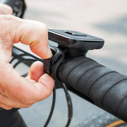 Peak Design Mobile Universal Bar Mount | Magnetic Smartphone Handlebar Holder for Bikes, Scooters, Strollers & Golf Carts, SlimLink Technology, Tool-Free Silicone Band, Adjustable 32-Position Mount, Black