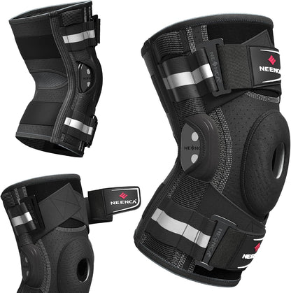 NEENCA Professional Knee Brace, Hinged Knee Support for Women & Men Relief