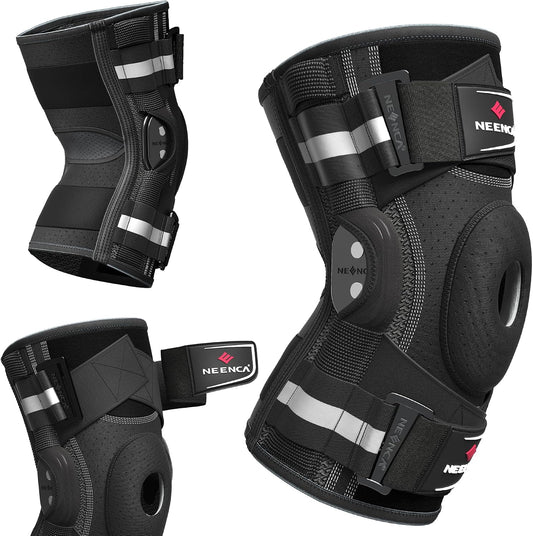NEENCA Professional Knee Brace, Hinged Knee Support for Women & Men Relief