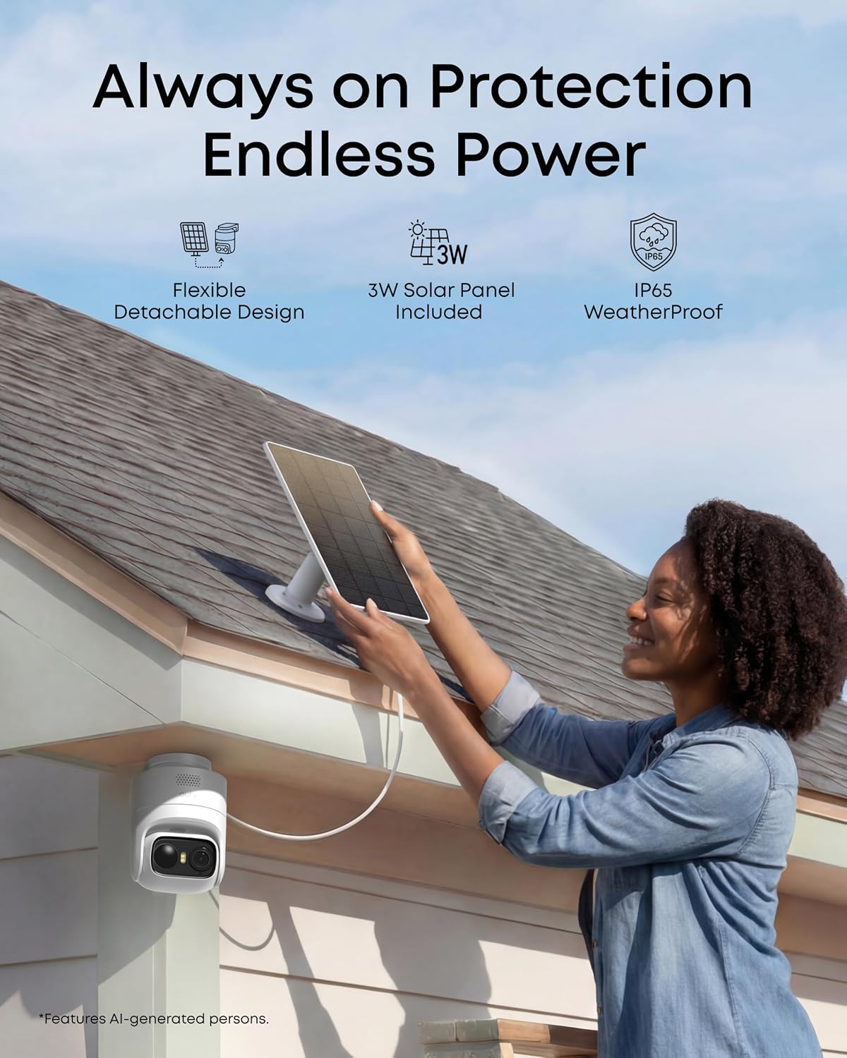 eufy Security eufyCam C37 4-Cam Kit, 360° Pan&Tilt Auto Tracking