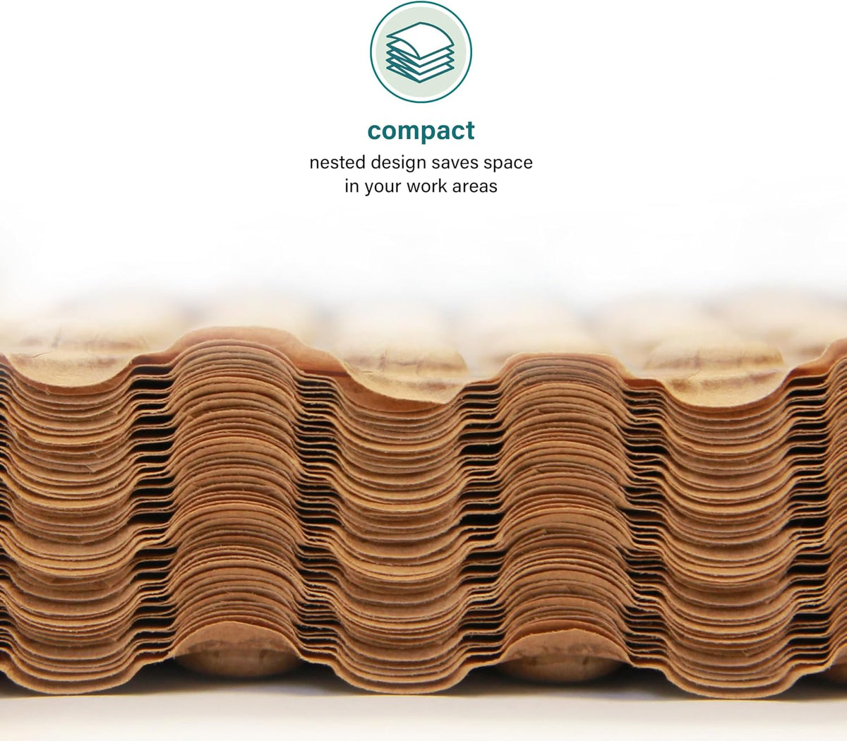 Elementree Paper Bubble Wrap Sheets for Packing, Moving, & Shipping - 12" x 12" x 250' - Eco-Friendly Kraft Bubble Paper - Recyclable Cushioning Wrap - Made in the USA (01913)