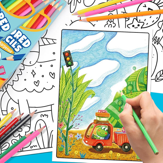 480 Count Colored Pencils Bulk, 40 Packs Colored Pencils for Kids 12 Colors