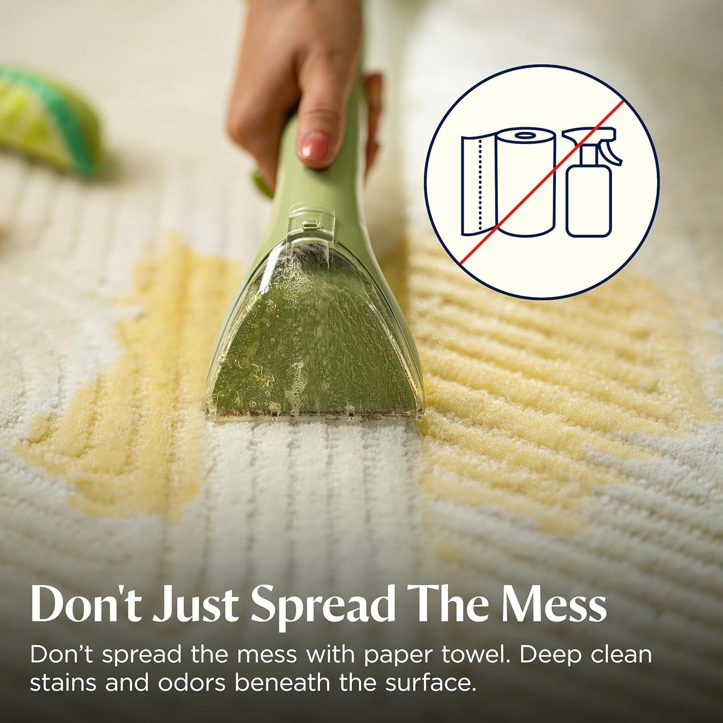 BISSELL Little Green Multi-Purpose Portable Carpet Cleaner, 1400B