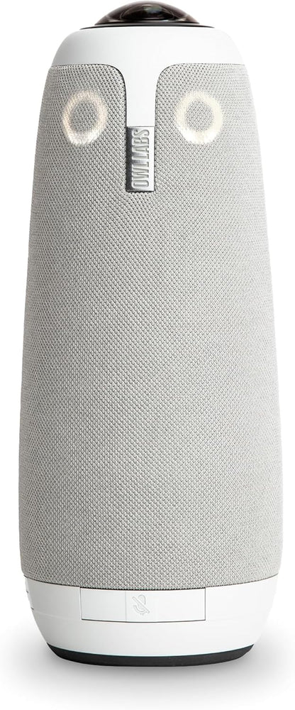 Owl Labs Meeting Owl 3 - 360° 1080p HD Conference Room Camera, AI-Driven Speaker-Tracking, 18-Foot Mic Pickup - Certified for Microsoft Teams - Works with Zoom, Google Meet - Plug & Play Setup