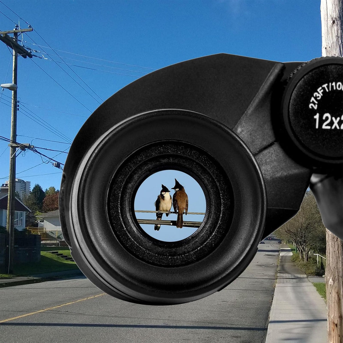 occer 12x25 Compact Binoculars for Adults and Kids