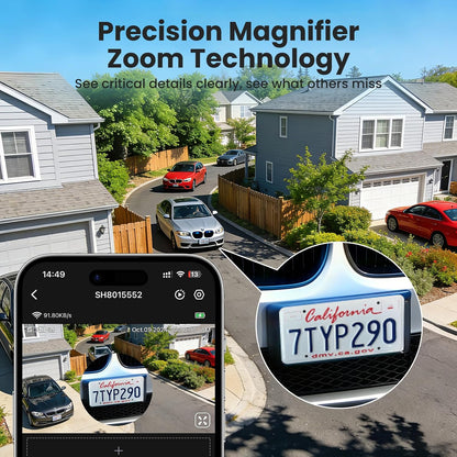 SOLIOM 4K Solar Security Cameras Wireless Outdoor System, 4-Cam Kit