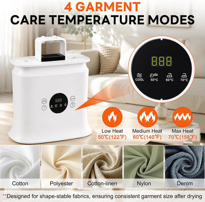 Automatic Ironing Machine, Portable Hands-Free Dryer & Wrinkle Remover