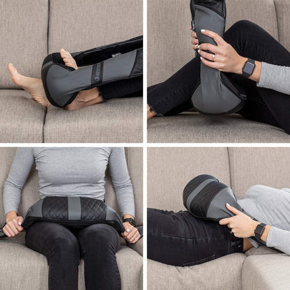 RESTECK Massagers for Neck and Back with Heat, Deep Tissue 3D Kneading Pillow, Electric Shiatsu Shoulder Massager for Neck, Back, Legs & Feet, Full Body Massage, Home, Office & Car