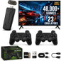 M8 Plus Retro Game Console Stick, 20000+ Classic Video Games Built-in 64GB, 23 Emulators Plug and Play TV Game Stick with Dual 2.4G Wireless Controllers, 4K HDMI Output for TV/Monitor/Projector