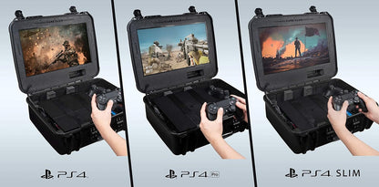 Case Club Gaming Station Fits PlayStation 4 with Built-In Monitor