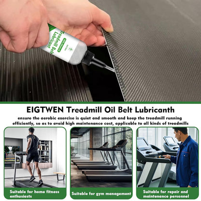 EIGTWEN 2-Pack 125ml Treadmill Lubricant for Belt, 100% Silicone Treadmill Oil, High Temperature Resistant Belt Lube for Home & Gym Equipment