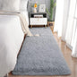 Chicrug Soft Runner Rug for Bedroom Living Room Plush Fluffy Rugs 2x6 Shag Furry Area Rug Carpet Non Shedding for Nursery Children Kids Girls Room Home Decorative, Grey