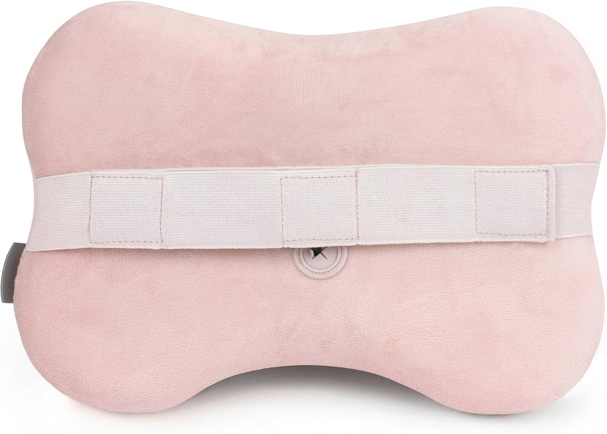 Zyllion ZMA-13 Shiatsu Back and Neck Massager with Heat, 3D Kneading Massage Pillow for Back, Neck, Shoulders, Legs and Feet, Pink